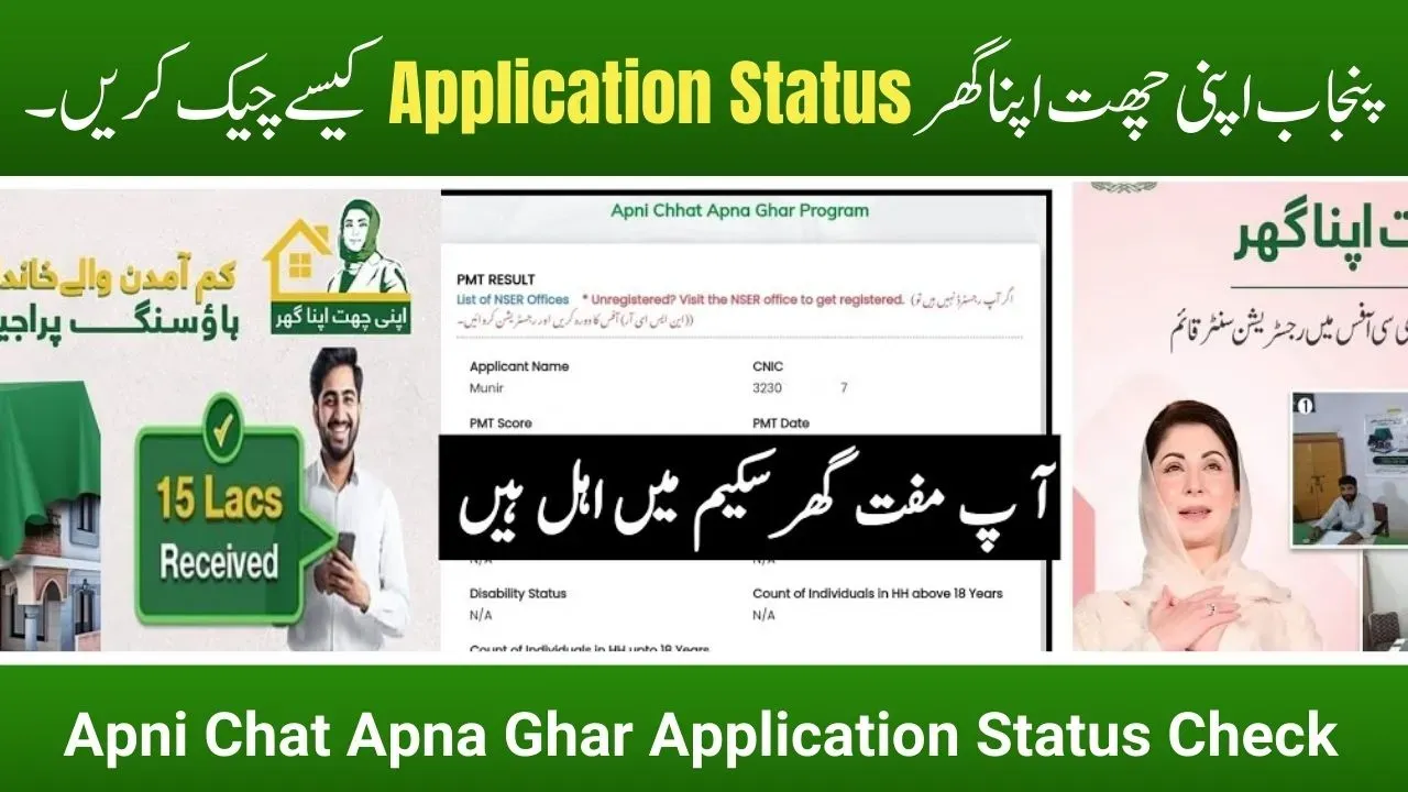 Check Your Loan Status Now – Apni Chhat Apna Ghar Program